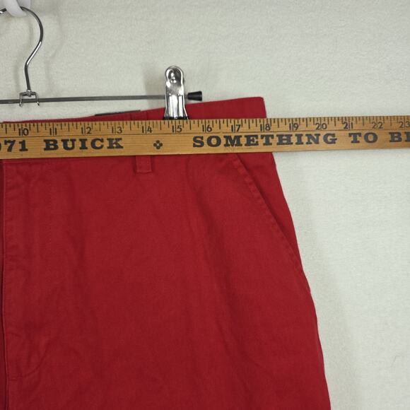 Vintage Chaps Ralph Lauren Pants Mens 36x30 Red NWT Workwear Preppy - Picture 2 of 14